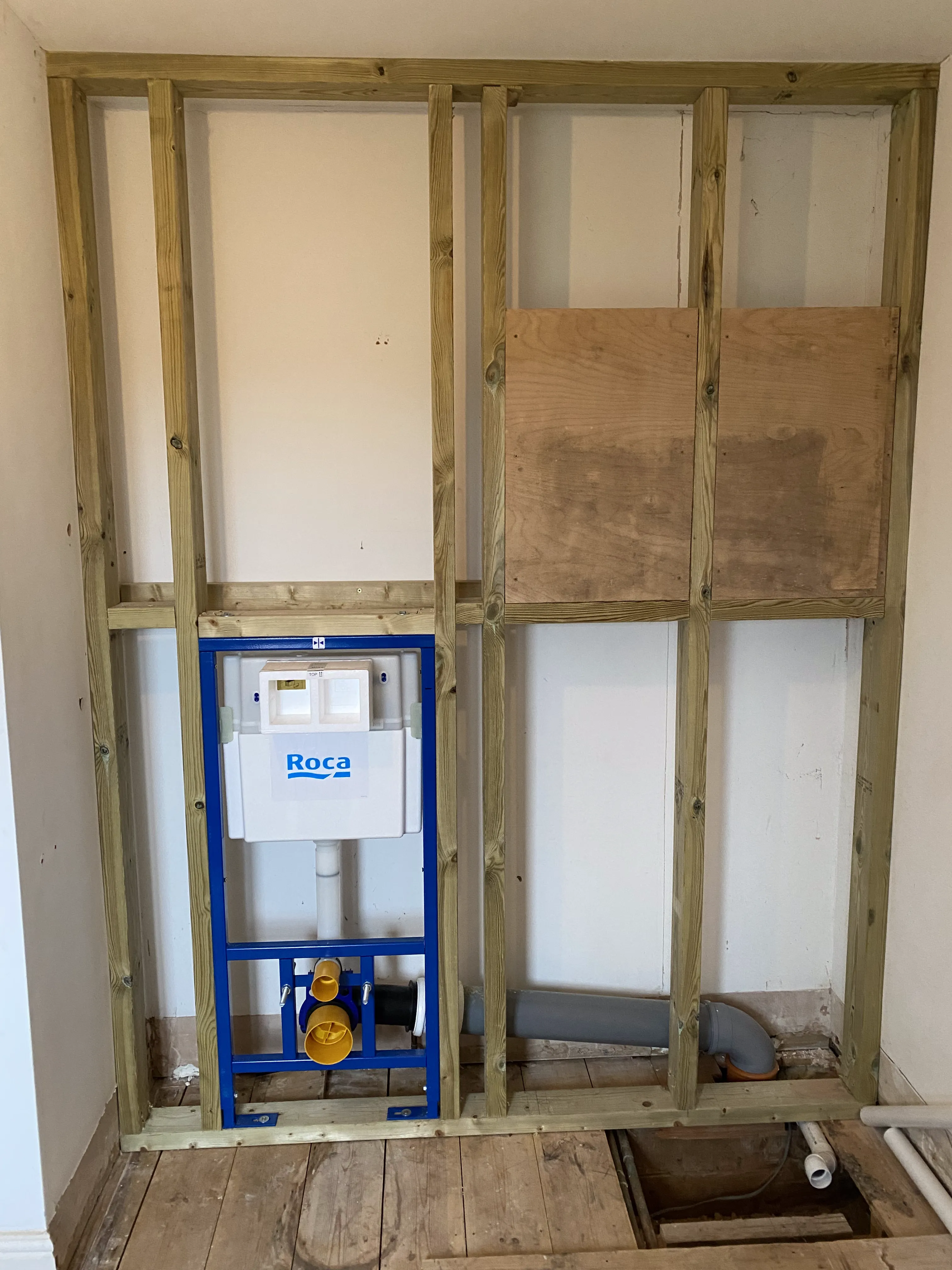 stud wall for bathroom